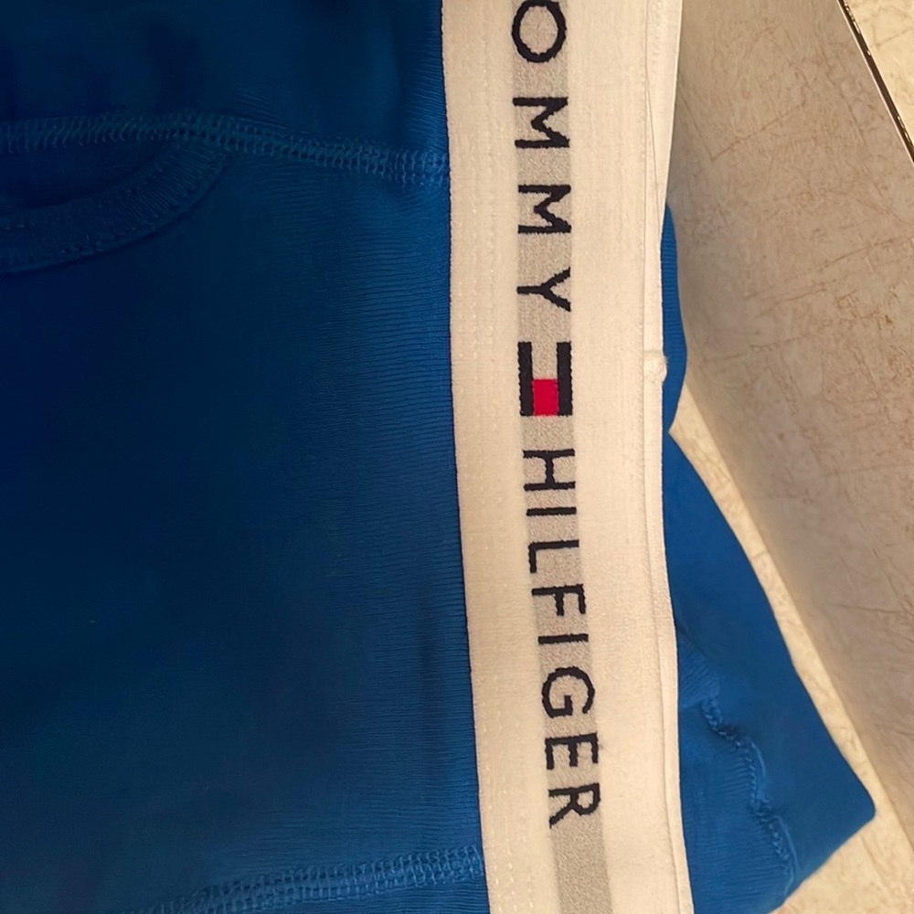 Mens Tommy Hilfiger boxer briefs blue .. last pair .. new never wore ..